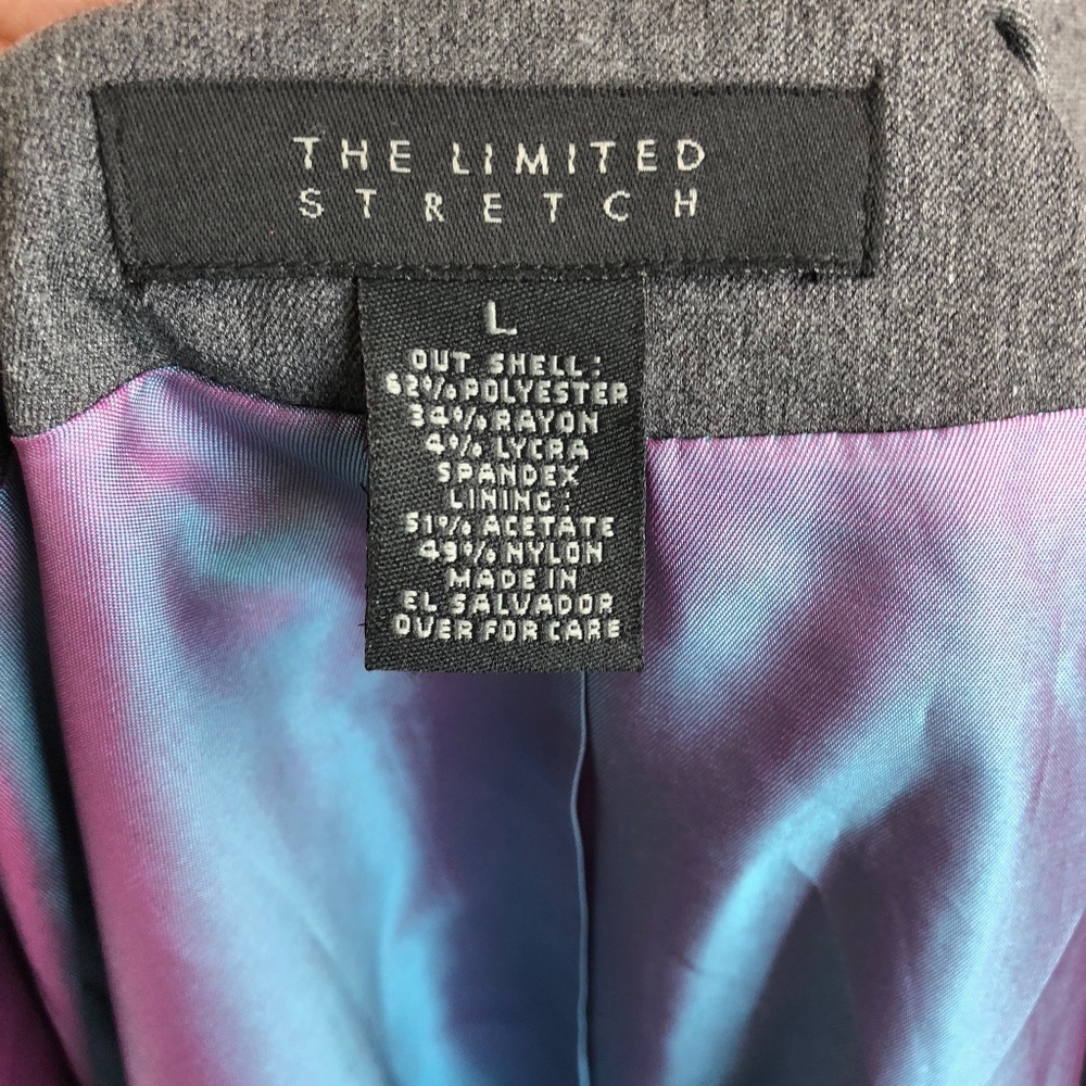 The Limited Professional Gray Fully Lined Blazer - image 3